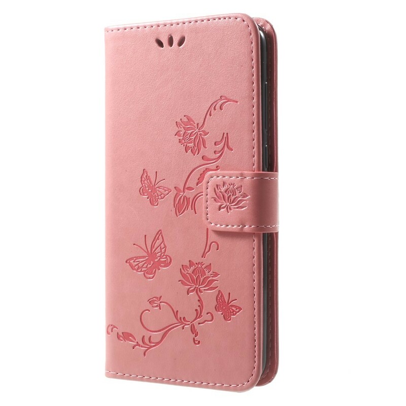 Capa Huawei Mate 10 Lite Butterflies e Flores com CordÃ£o