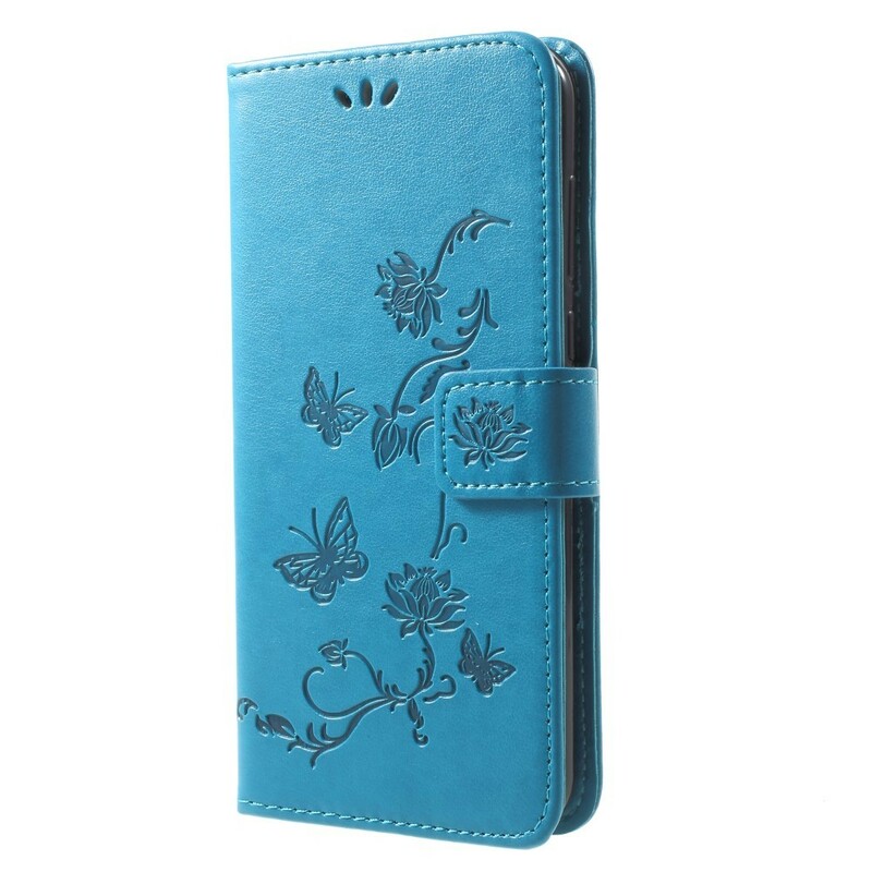 Capa Huawei Mate 10 Lite Butterflies e Flores com CordÃ£o