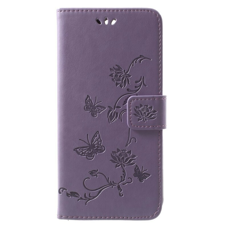 Capa Huawei Mate 10 Lite Butterflies e Flores com CordÃ£o
