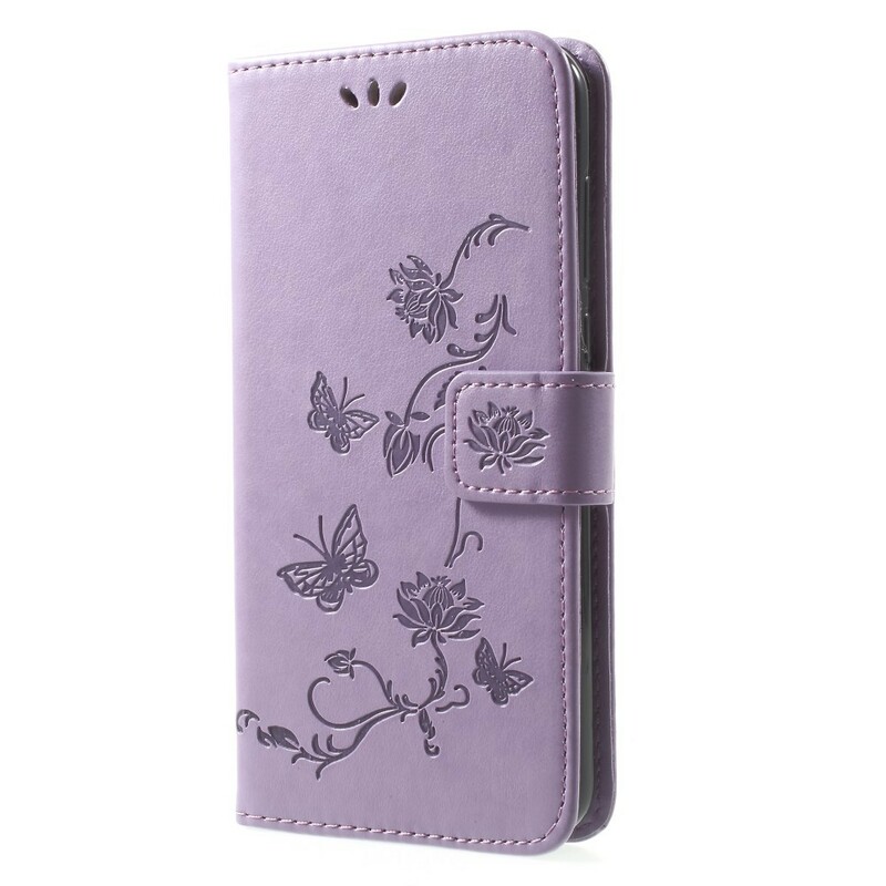 Capa Huawei Mate 10 Lite Butterflies e Flores com CordÃ£o