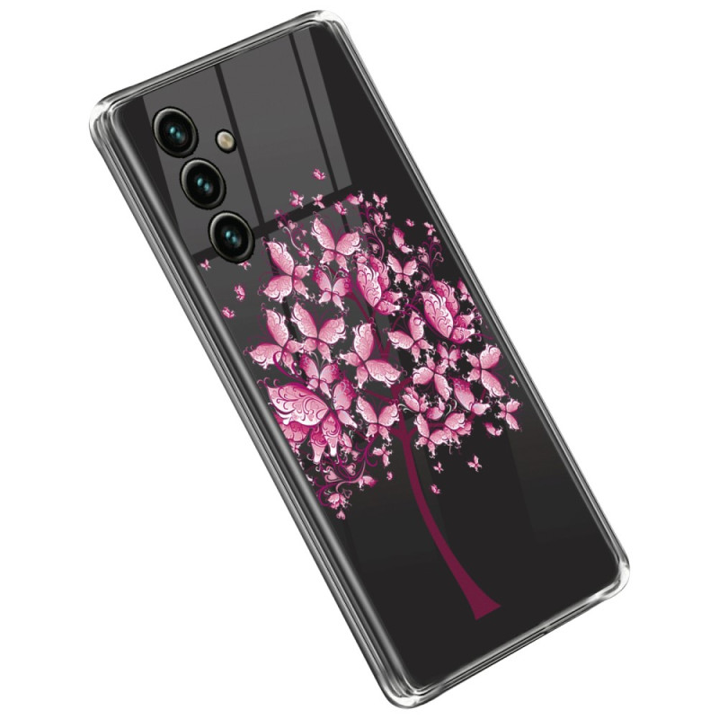 Samsung Galaxy A14 5G / A14 Clear Case Pink Tree