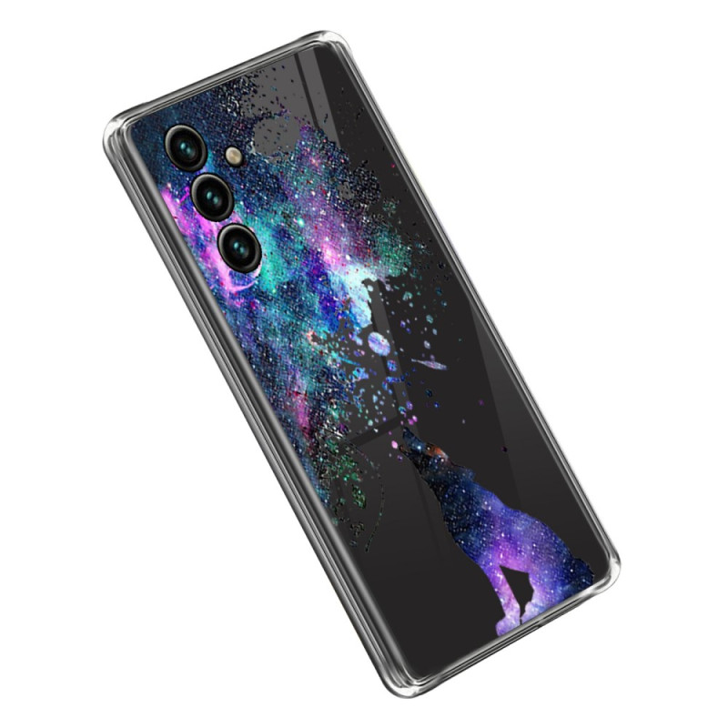 Coque Samsung Galaxy A14 5G Transparente Loup Sauvage