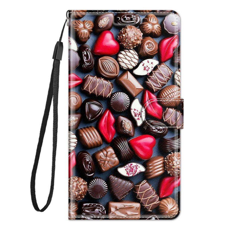 Capa com cordão de chocolate para Xiaomi 12 / 12X / 12S