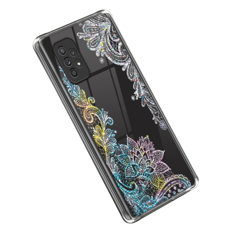 Samsung Galaxy A53 5G Capa de Mandala de Renda Clara