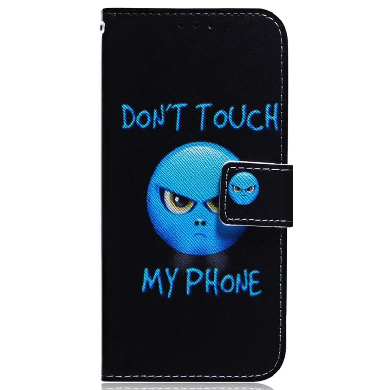 Capa Samsung Galaxy A54 5G Emoji Não toque no meu telemóvel