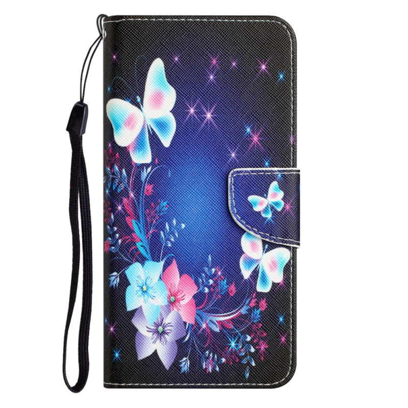 Capa Samsung Galaxy A54 5G Fairy Butterflies with Strap