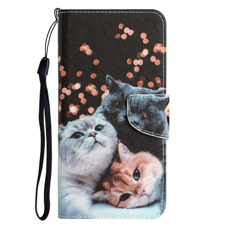 Samsung Galaxy A54 5G Case Only Cats com Lanyards