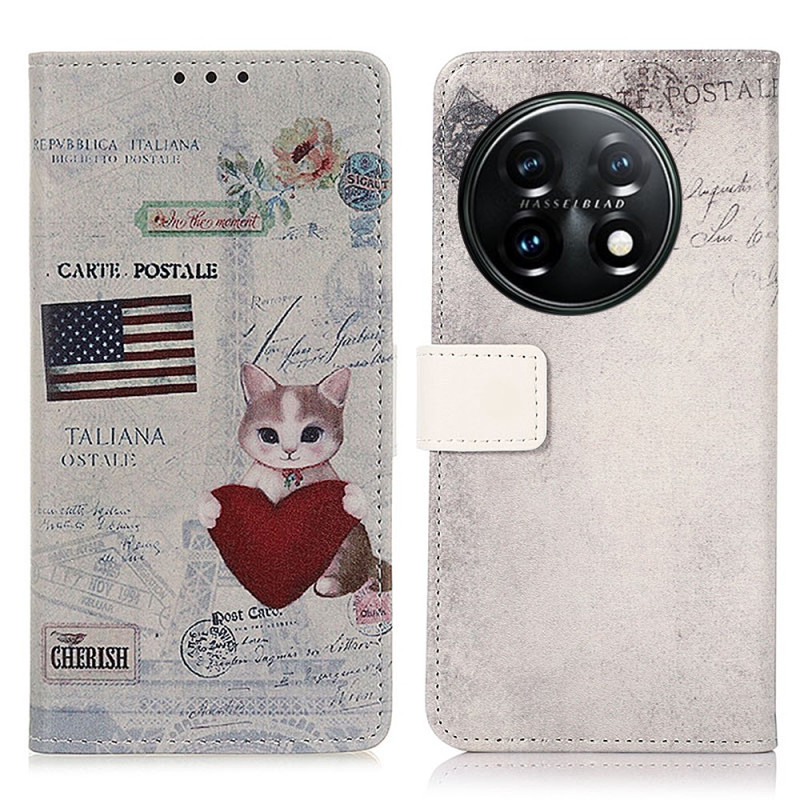 OnePlus 11 5G Capa de gato de viagem