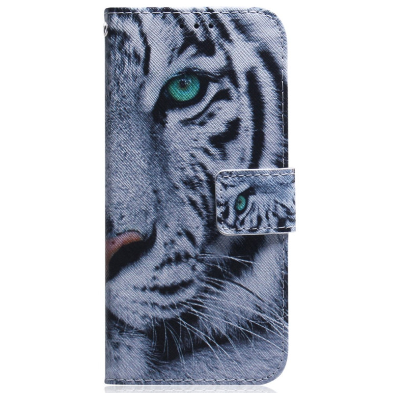 Samsung Galaxy A34 5G Tiger White Strap Case