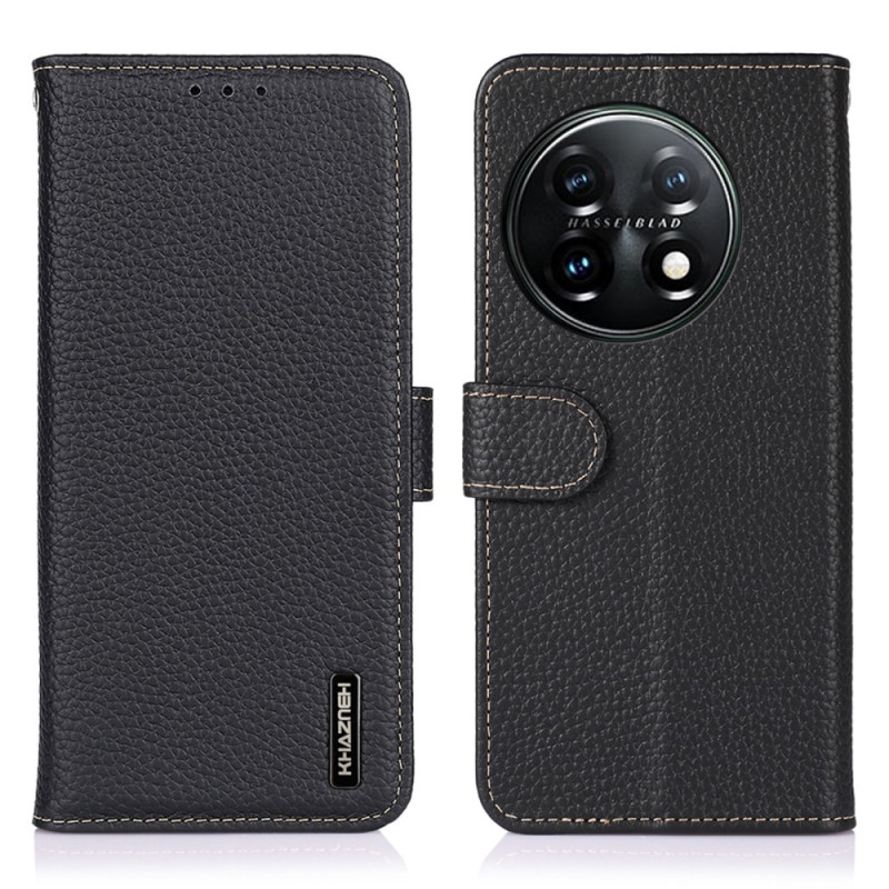 Case OnePlus 11 5G Lychee KHAZNEH Genuine Leather Lychee