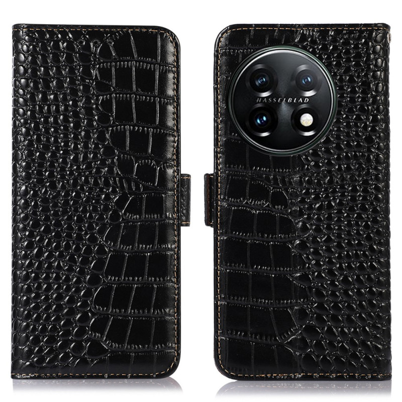 Capa RFID OnePlus 11 5G Crocodile Style