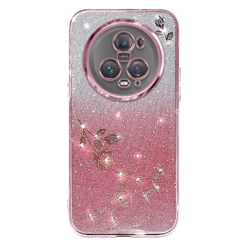 Capa Honor Magic 5 Pro Pink Glitter