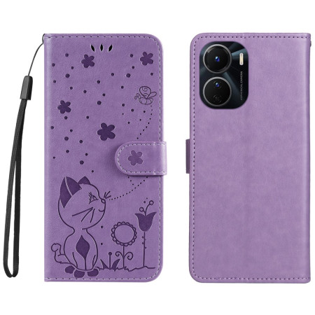 Capa Vivo Y16 Cat and Bee...
