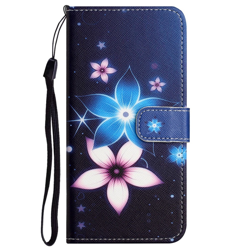 Xiaomi Redmi Note 12 4G Capa floral Lanyard