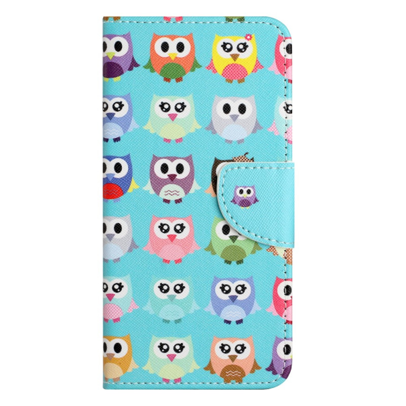 Xiaomi Redmi Note 12/Poco X5 5G Capa do Lanyard Owl
