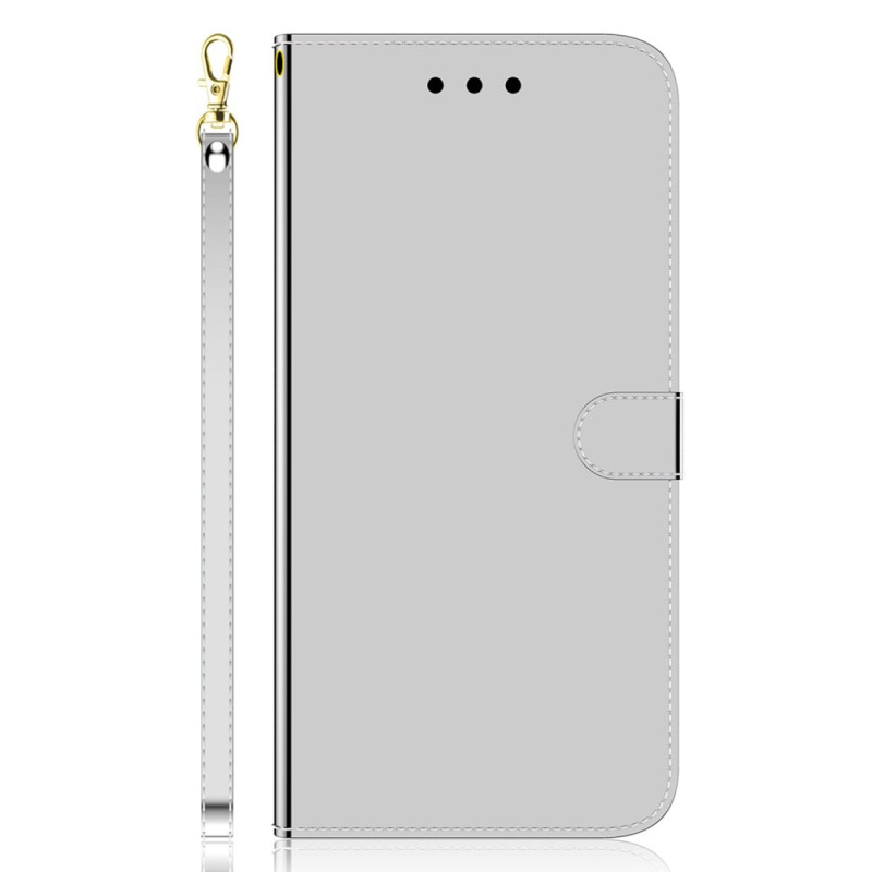 Xiaomi Redmi Note 12/Poco X5 5G Capa de Espelho de Couro com Bracelete