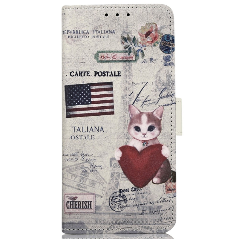 Capa Traveller Cat do Google Pixel 7A