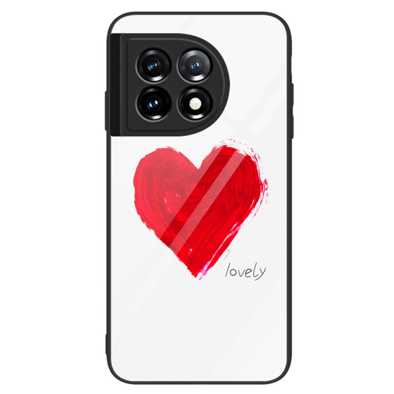 OnePlus 11 5G Capa de vidro temperado para coração