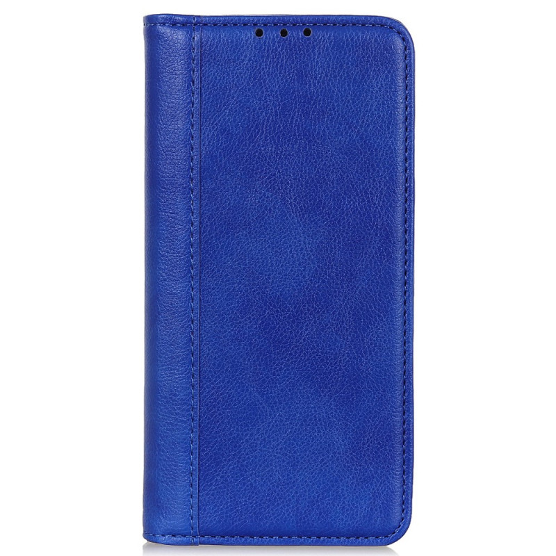 Capa Viragem Google Pixel 7A com Estilo de Couro Dividido