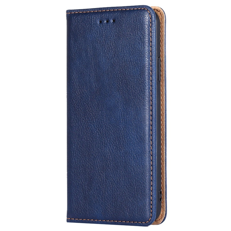 Capa Flip Moto G73 5G Costura Falsa de Couro
