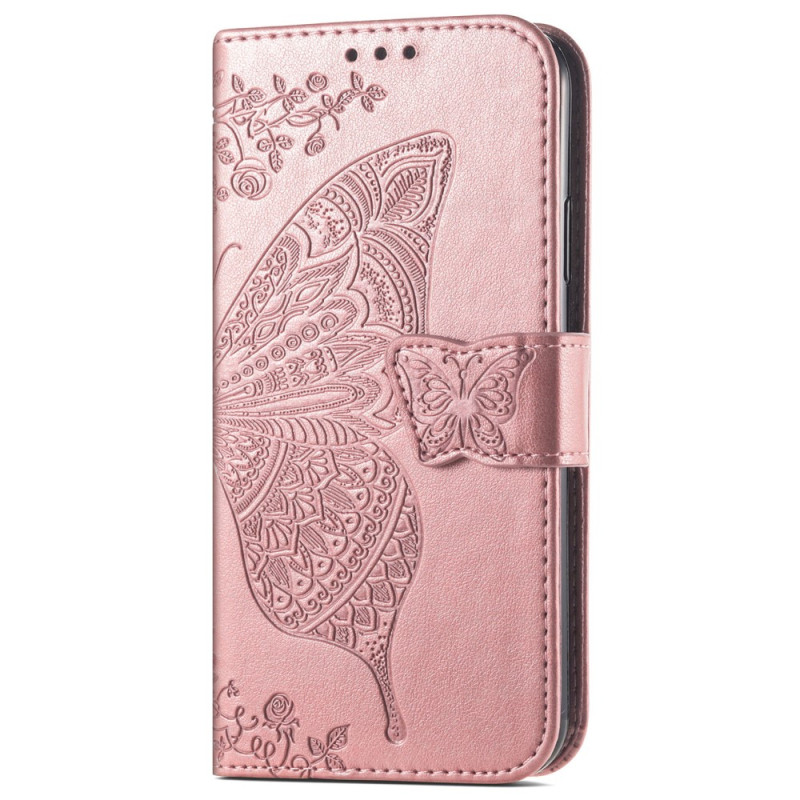 Capa para Moto G13/G23/G53 5G com fita borboleta