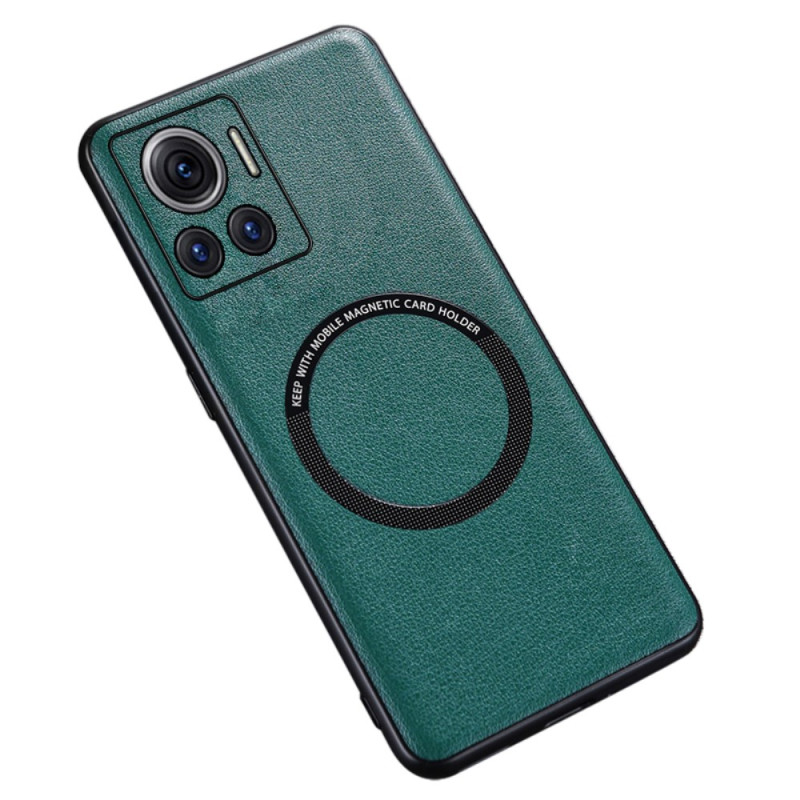 Capa Motorola Edge 30 Ultra 5G em pele sintética compatível com Magsafe