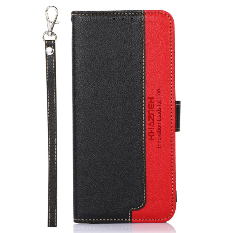 Capa Poco F5 Style Litchi RFID KHAZNEH