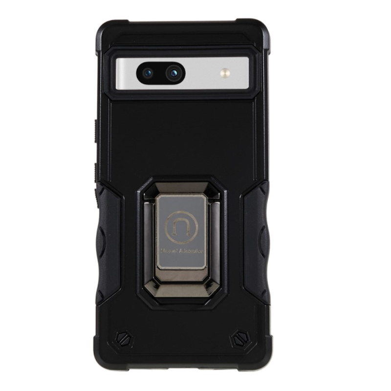 Capa para Google Pixel 7A Anel de suporte Cantos reforçados