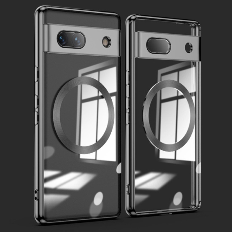 Capa transparente para Google Pixel 7A compatível com Magsafe