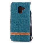 Samsung Galaxy A8 Case 2018 Efeito Tecido e Couro Samsung Galaxy A8 Case 2018 Efeito Tecido e Couro