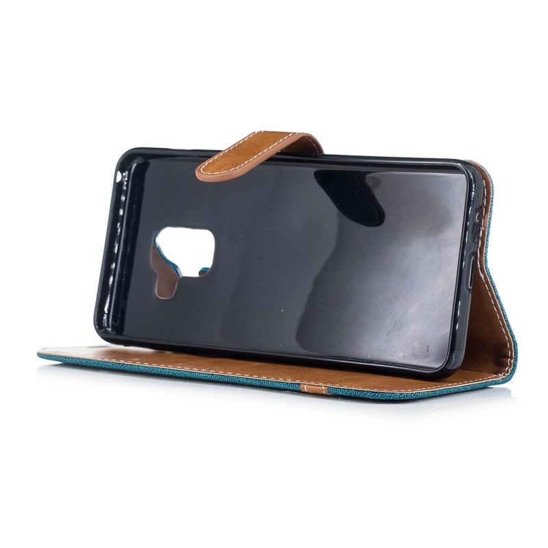 Samsung Galaxy A8 Case 2018 Efeito Tecido e Couro Samsung Galaxy A8 Case 2018 Efeito Tecido e Couro