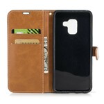Samsung Galaxy A8 Case 2018 Efeito Tecido e Couro Samsung Galaxy A8 Case 2018 Efeito Tecido e Couro