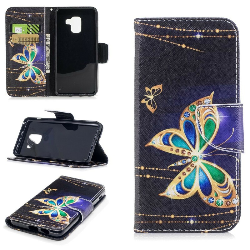 Samsung Galaxy A8 Case 2018 Magic Butterfly
