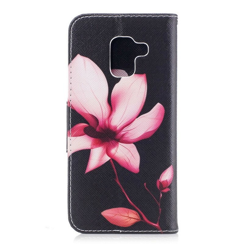 Samsung Galaxy A8 Case 2018 Pink Flower