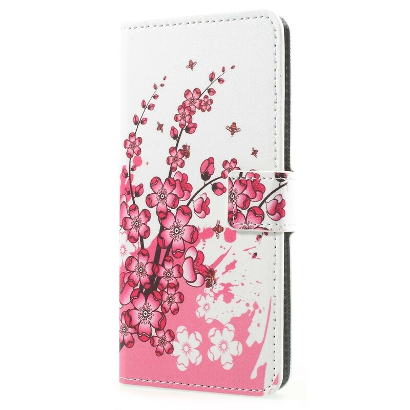 Samsung Galaxy A8 Case 2018 Tropical Flowers