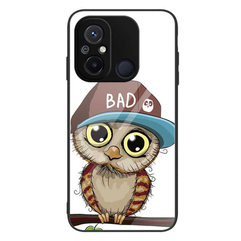 Xiaomi Redmi 12C Capa de vidro temperado Bad Owl