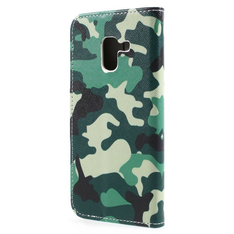 Samsung Galaxy A8 Case 2018 Camuflagem Militar