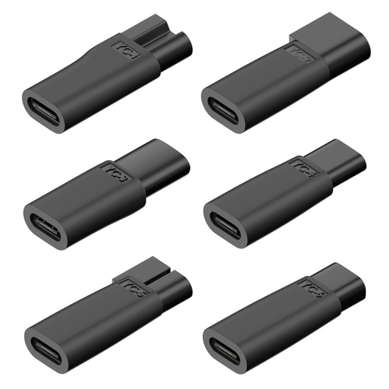 Conjunto de 6 conectores para portas USB-C