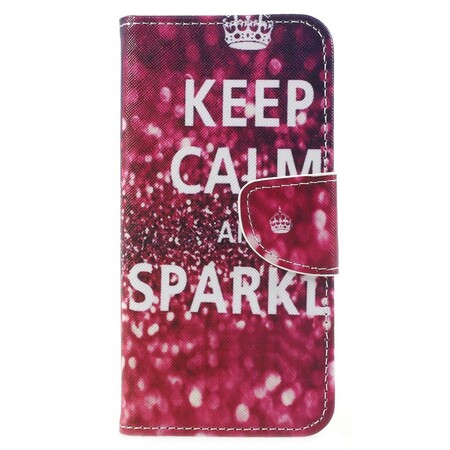 Samsung Galaxy A8 Case 2018 Keep Calm and Sparkle
