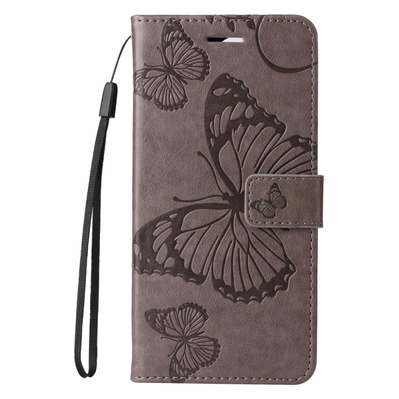 Capa para Xiaomi Redmi 12C Giant Butterflies Strap