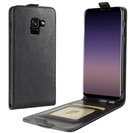 Samsung Galaxy A8 2018 Capa de Efeito Couro Dobrável