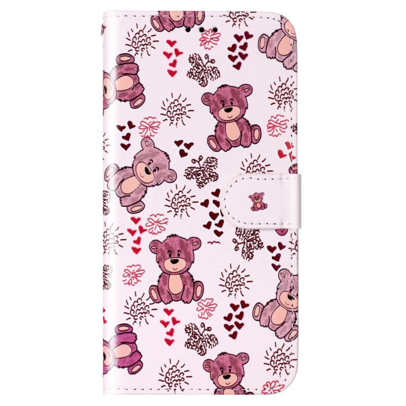 Capa de ursinho de peluche para Sony Xperia 10 V