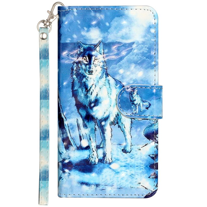 Capa para Sony Xperia 10 V Snow Wolf Strap