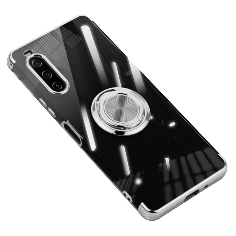 Coque Sony Xperia 10 V Transparente Anneau Rotatif