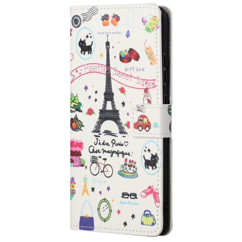 Capa para Moto G82 5G / G52 I Love Paris