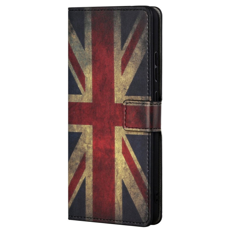 Capa para Moto G82 5G / G52 Vintage English Flag