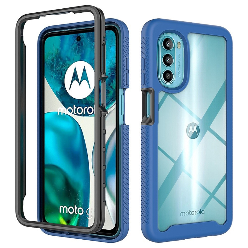 Capa híbrida para Moto G82 5G / G52 Moldura para-choques