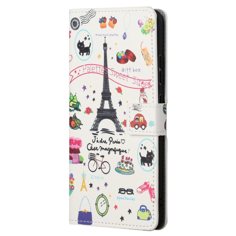 Capa para Moto G62 5G I Love Paris