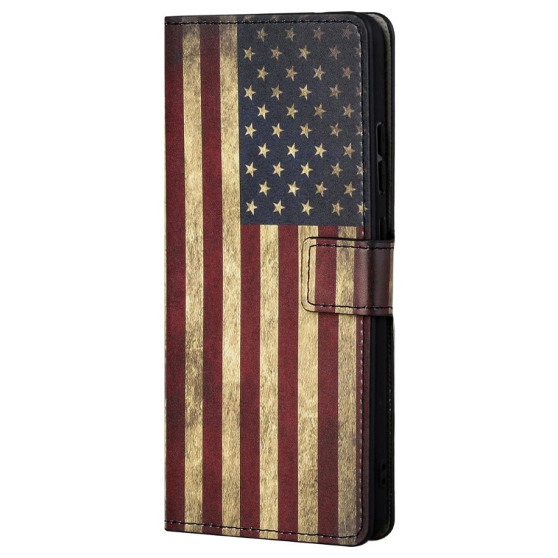 Capa para Moto G62 5G Vintage American Flag