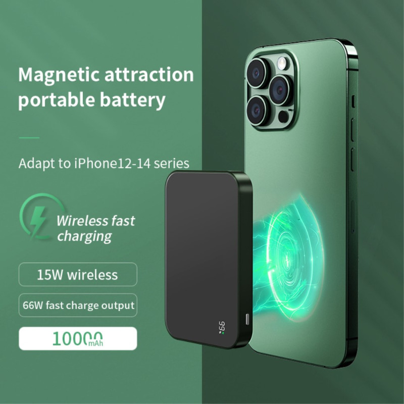 Bateria externa magnética de carregamento rápido 10000mAh